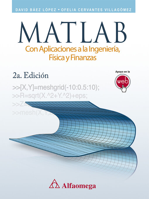 Title details for MATLAB by David Báez López - Available